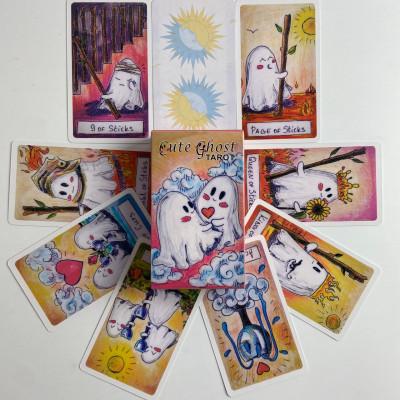 Карты Таро - Милого Призрака, уменьшенная (Cute Ghost Tarot)