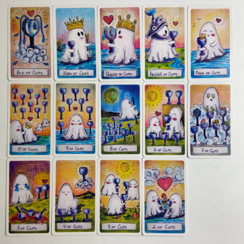 Карты Таро - Милого Призрака, уменьшенная (Cute Ghost Tarot) Карты Таро - Милого Призрака, уменьшенная (Cute Ghost Tarot)