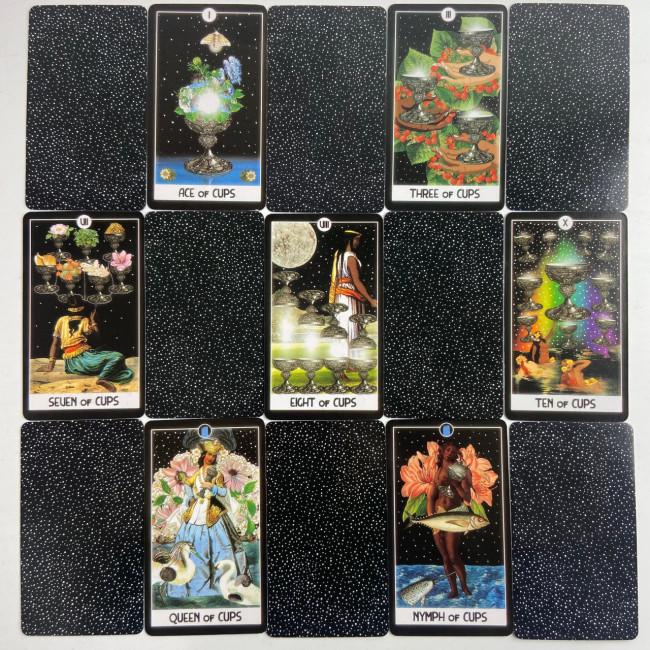 Карти Таро - Інтуїтивне Таро Нічної Богині, зменшена (The Intuitive Night Goddess Tarot)