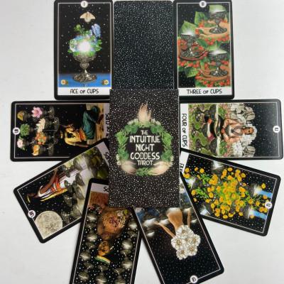 Карты Таро - Интуитивное Таро Ночной Богини, уменьшенная (The Intuitive Night Goddess Tarot)
