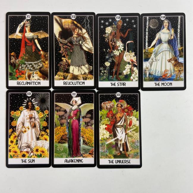 Карти Таро - Інтуїтивне Таро Нічної Богині, зменшена (The Intuitive Night Goddess Tarot)