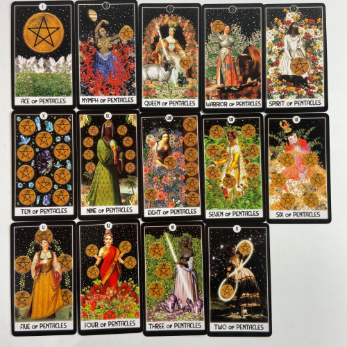 Карты Таро - Интуитивное Таро Ночной Богини, уменьшенная (The Intuitive Night Goddess Tarot) Карты Таро - Интуитивное Таро Ночной Богини, уменьшенная (The Intuitive Night Goddess Tarot)