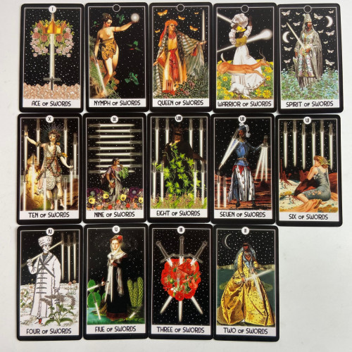 Карты Таро - Интуитивное Таро Ночной Богини, уменьшенная (The Intuitive Night Goddess Tarot) Карты Таро - Интуитивное Таро Ночной Богини, уменьшенная (The Intuitive Night Goddess Tarot)