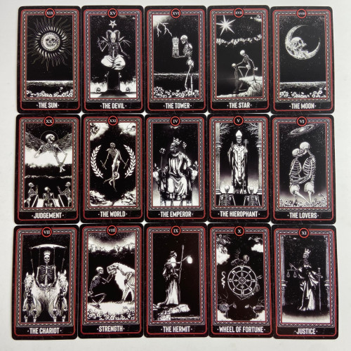 Карты Таро - Костей, уменьшенная (The Bones Arcana Tarot) Карты Таро - Костей, уменьшенная (The Bones Arcana Tarot)