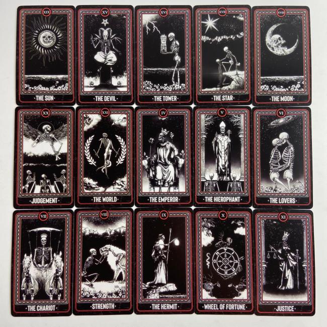Карти Таро - Кісток, зменшена (The Bones Arcana Tarot)