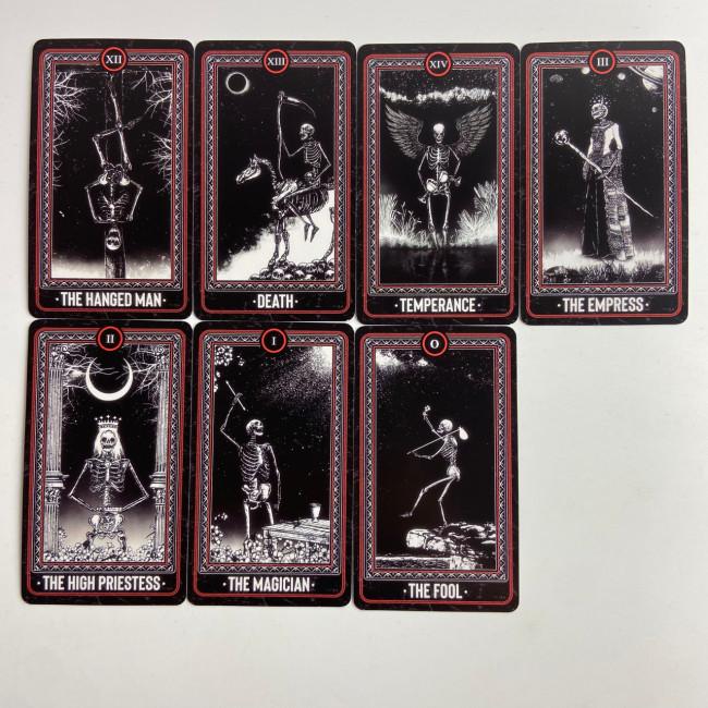 Карти Таро - Кісток, зменшена (The Bones Arcana Tarot)