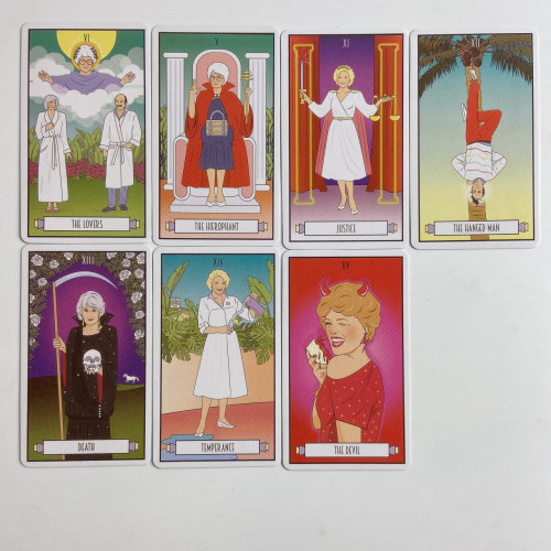 Карты Таро - Золотые Девушки, уменьшенная (The Golden Girls Tarot) Карты Таро - Золотые Девушки, уменьшенная (The Golden Girls Tarot)