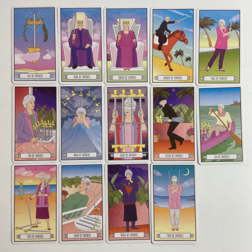 Карты Таро - Золотые Девушки, уменьшенная (The Golden Girls Tarot) Карты Таро - Золотые Девушки, уменьшенная (The Golden Girls Tarot)