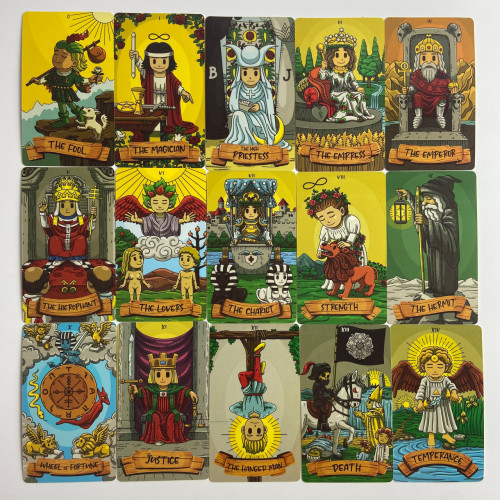 Карты Таро - Смиттины, уменьшенная (Smithtiny Tarot)