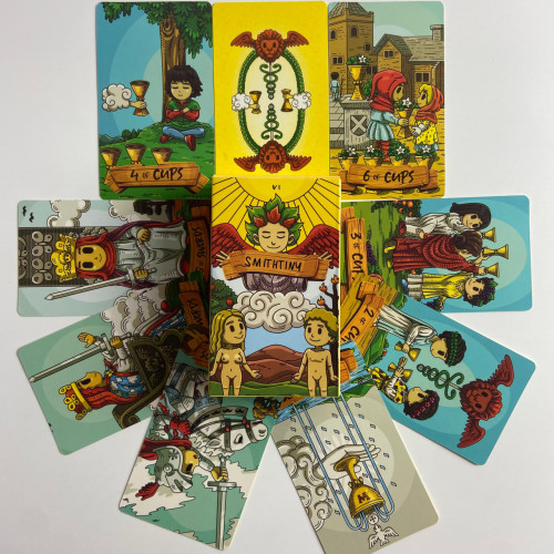 Карты Таро - Смиттины, уменьшенная (Smithtiny Tarot)