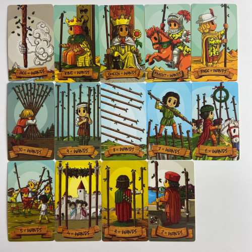 Карты Таро - Смиттины, уменьшенная (Smithtiny Tarot)