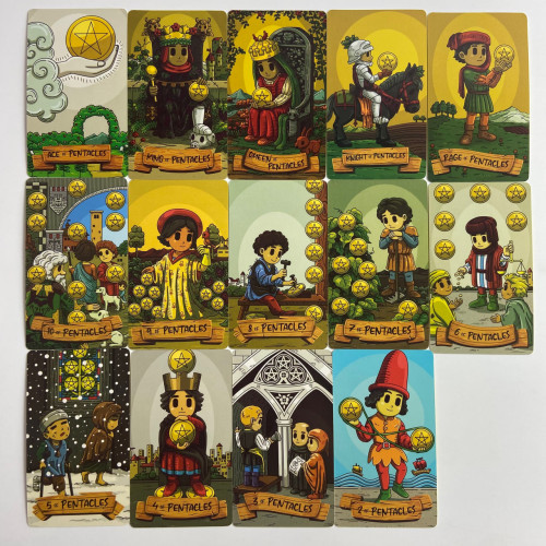 Карты Таро - Смиттины, уменьшенная (Smithtiny Tarot)