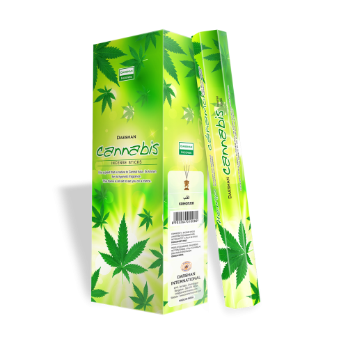 Угольные благовония - Cannabis, Darshan (Конопля)