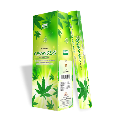 Угольные благовония - Cannabis, Darshan (Конопля)