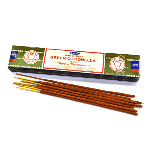 Пыльцевые благовония - Green Citronella, Масала Satya (Зеленая Цитронелла)