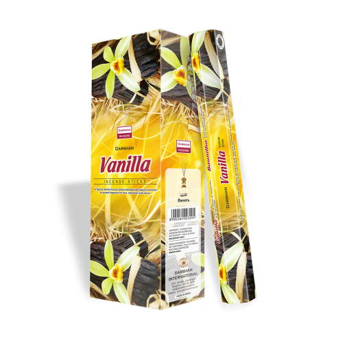 Угольные благовония - Vanilla, Darshan (Ваниль)
