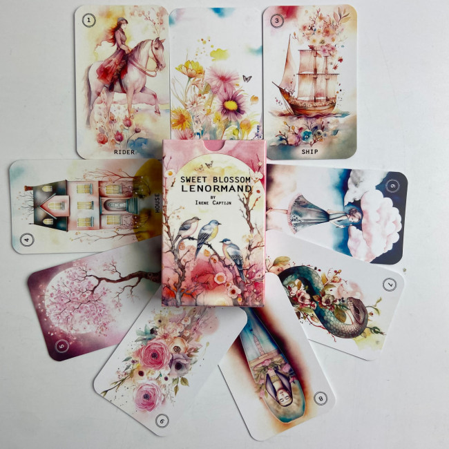 Карти Оракул - Солодкий Квітковий Оракул Ленорман (Sweet Blossom Lenormand Oracle)