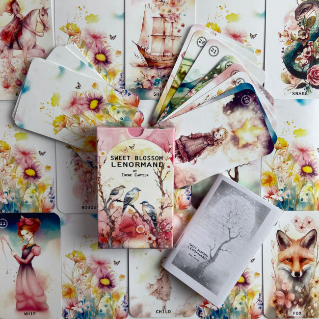 Карти Оракул - Солодкий Квітковий Оракул Ленорман (Sweet Blossom Lenormand Oracle)