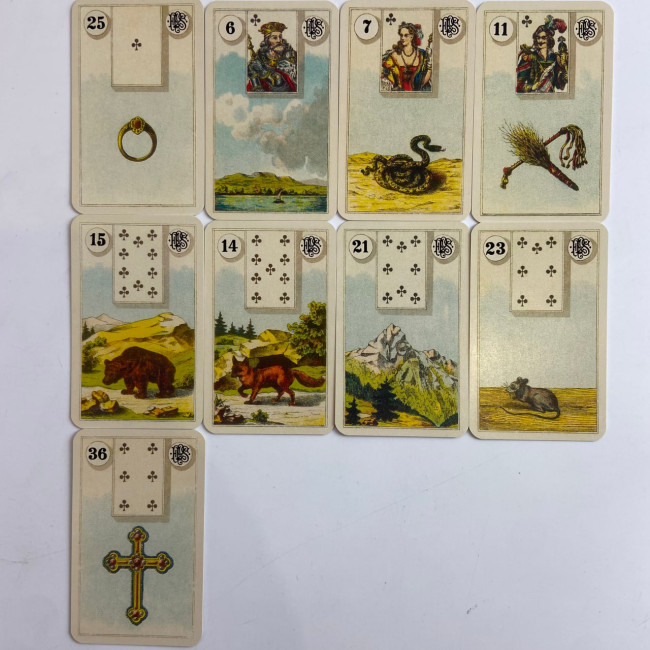 Карти Оракул - Великий розклад Ленорман (Grand Tableau Lenormand Oracle)