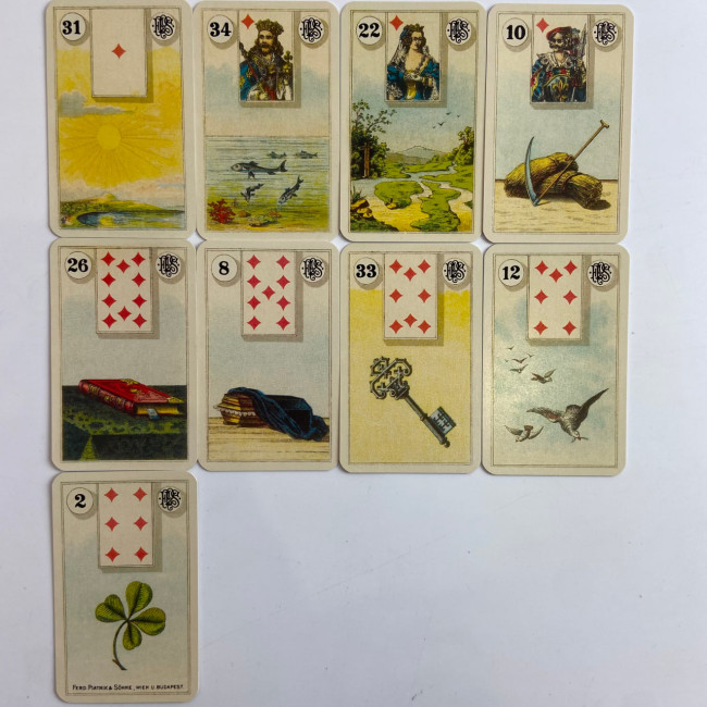 Карти Оракул - Великий розклад Ленорман (Grand Tableau Lenormand Oracle)