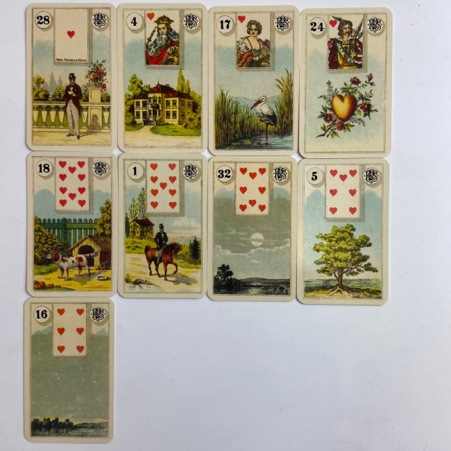 Карти Оракул - Великий розклад Ленорман (Grand Tableau Lenormand Oracle)