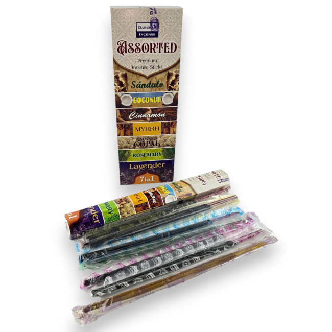 Вугільні пахощі - Assorted Special 7 in 1, Darshan (Асорті 7 в 1)