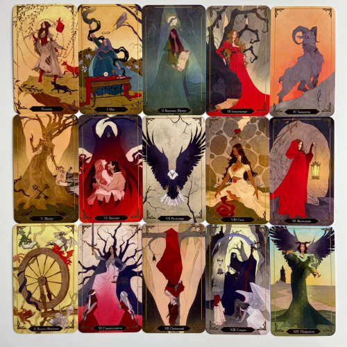 Карты Таро - Темного Леса, Dark Wood Tarot (Украинская версия)