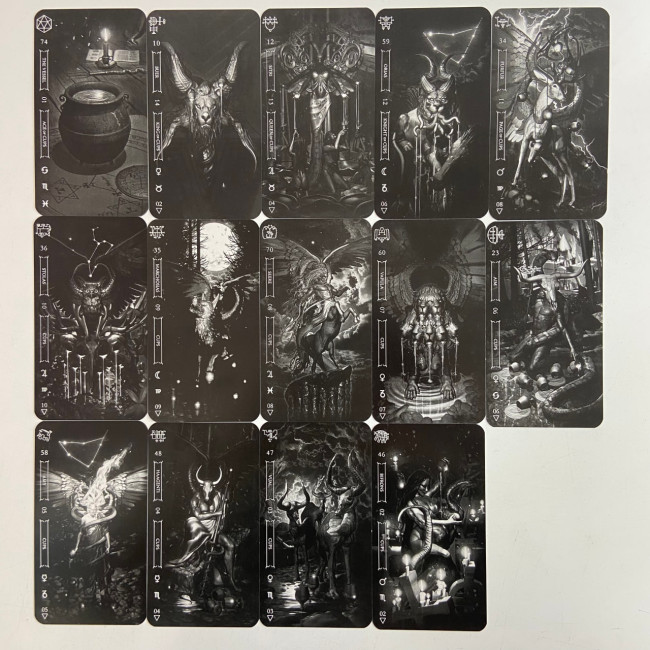 Карты Таро - Темное Таро Гоэтия (Goetia Tarot in Darkness)