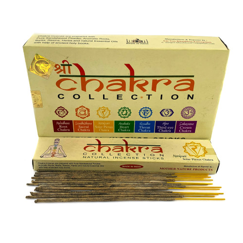 Набор пыльцевых благовоний - Chakra Collection, Масала Mother nature products (7 Чакр)