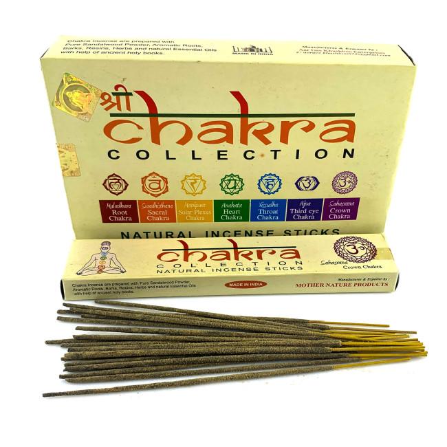 Набір пилкових пахощів - Chakra Collection, Масала Mother nature products (7 Чакр) Набір пилкових пахощів - Chakra Collection, Масала Mother nature products (7 Чакр)