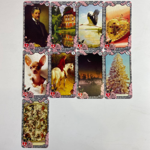 Карты оракул - Ленорман Винтажний стиль (Lenormand Vintage) Карты оракул - Ленорман Винтажний стиль (Lenormand Vintage)