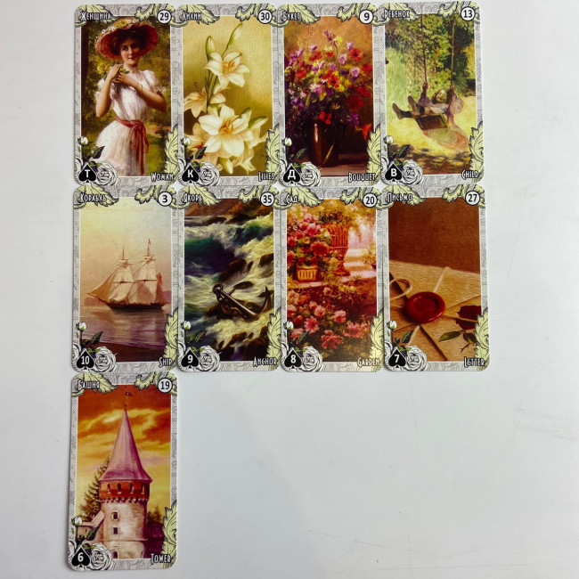 Карти оракул - Ленорман Вінтажний стиль (Lenormand Vintage)