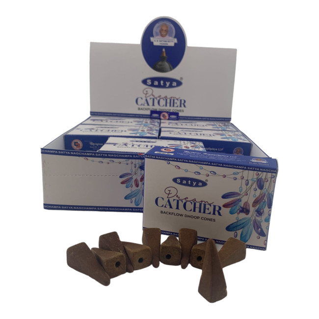 Арома-конуси зі зворотним потоком - Dream Catcher Backflow Dhoop Cones, Satya (Ловець Снів) Арома-конуси зі зворотним потоком - Dream Catcher Backflow Dhoop Cones, Satya (Ловець Снів)