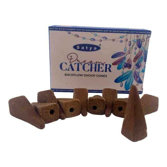 Арома-конуси зі зворотним потоком - Dream Catcher Backflow Dhoop Cones, Satya (Ловець Снів)