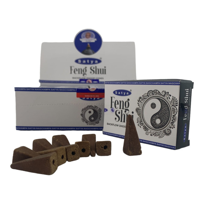 Арома-конуси зі зворотним потоком - Feng Shui Backflow Dhoop Cones, Satya (Фен Шуй) Арома-конуси зі зворотним потоком - Feng Shui Backflow Dhoop Cones, Satya (Фен Шуй)