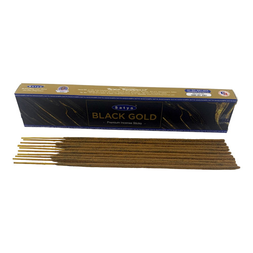 Пыльцевые благовония - Black Gold, Premium Масала Satya (Черное Золото)