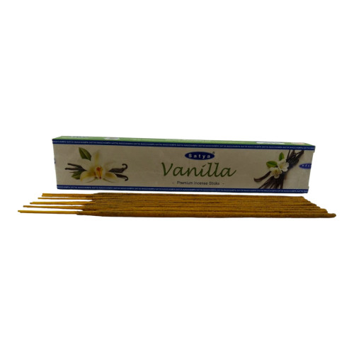 Пыльцевые благовония - Vanilla, Premium Масала Satya (Ваниль)