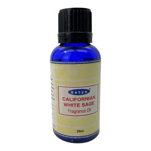 Ароматическое масло - Californian White Sage 25мл, Satya (Калифорнийский белый шалфей)