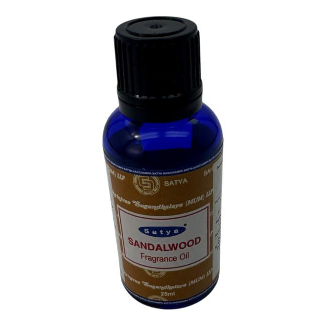 Ароматическое масло - Sandalwood 25мл, Satya (Сандаловое дерево)
