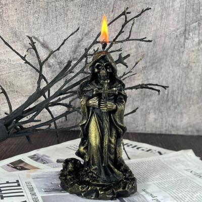 Воскова золота свічка - Чорний Жрець (15 см)