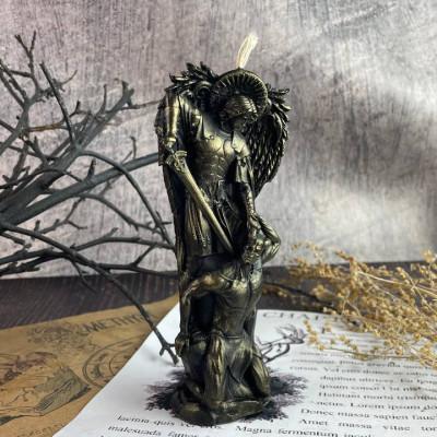 Воскова чорна свічка - Битва Архангела Михаїла (14 см)