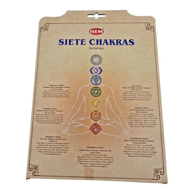Набір пилкових пахощів - 7 Chakras, Масала HEM (7 Чакр)