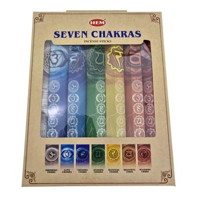 Набор пыльцевых благовоний - 7 Chakras, Масала HEM (7 Чакр)
