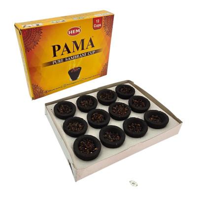 Набор ароматических чаш - Pama Pure Sambrani Cup, HEM