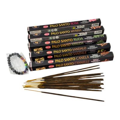 Набор пыльцевых благовоний - Smudging Indulgence Masala Gift Pack Palo Santo, Масала HEM