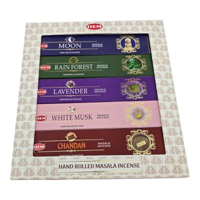 Набор пыльцевых благовоний - Hand Rolled Masala Incense, Масала HEM