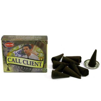 Арома-конусы - Call Client Dhoop Cones, HEM (Привлечение покупателей)