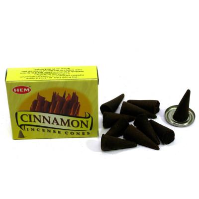 Арома-конусы - Cinnamon Dhoop Cones, HEM (Корица)
