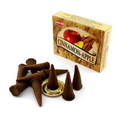 Арома-конусы - Cinnamon Apple Dhoop Cones, HEM (Яблоко и Корица)