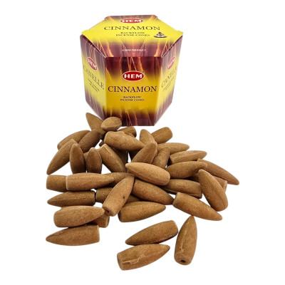 Арома-конусы с обратным потоком - Cinnamon Backflow Dhoop Cones, HEM (Корица)